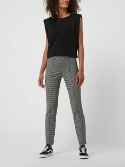 Toni Dress Schlupfhose Mit Hahnentritt-Dessin Modell 'Jenny' - Schwarz