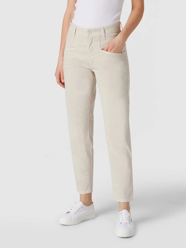 Cambio Stoffhose Mit Stretch-Anteil Modell 'Kacie' - Sand 6 Cambio Stoffhose Mit Stretch-Anteil Modell 'Kacie' - Sand – Bild 4