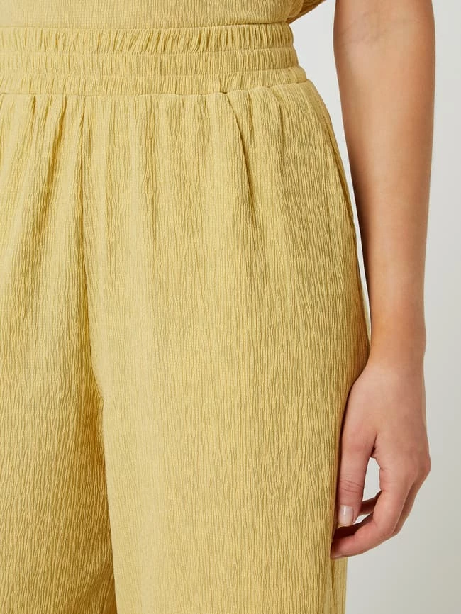 Mango Culotte Aus Krepp Modell 'Leonor' - Senfgelb 5 Mango Culotte Aus Krepp Modell 'Leonor' - Senfgelb – Bild 3