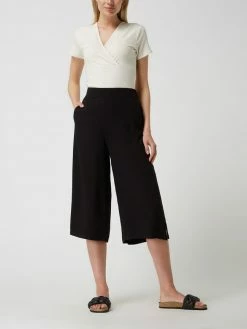 Vila Culotte Mit Elastischem Bund Modell 'Vero' - Schwarz