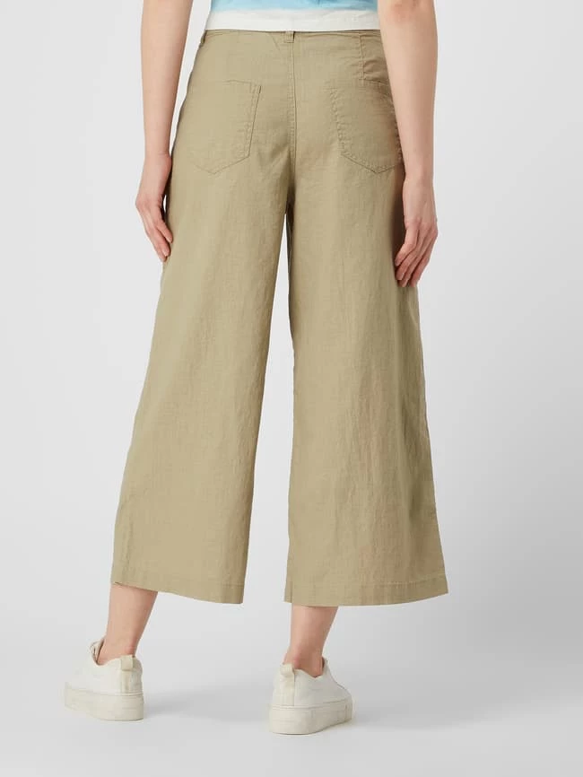 Q/S Designed By Culotte Aus Leinen-Baumwoll-Mix - Khaki 7 Q/S Designed By Culotte Aus Leinen-Baumwoll-Mix - Khaki – Bild 5