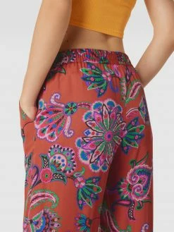 Milano Italy Hose Mit Allover-Muster Modell 'Palazzo' - Terrakotta -Js Sophie-Shop 696kqeag8p24ecq39d9jeiq3758kqjqh9984siq99h0kei238oo3ee2969134c2h6orj8jhl9l14oc9i9co3ioph6srm6dj26ksj8c9k6cojio9jckpjic1kccomadj16oo3ao8