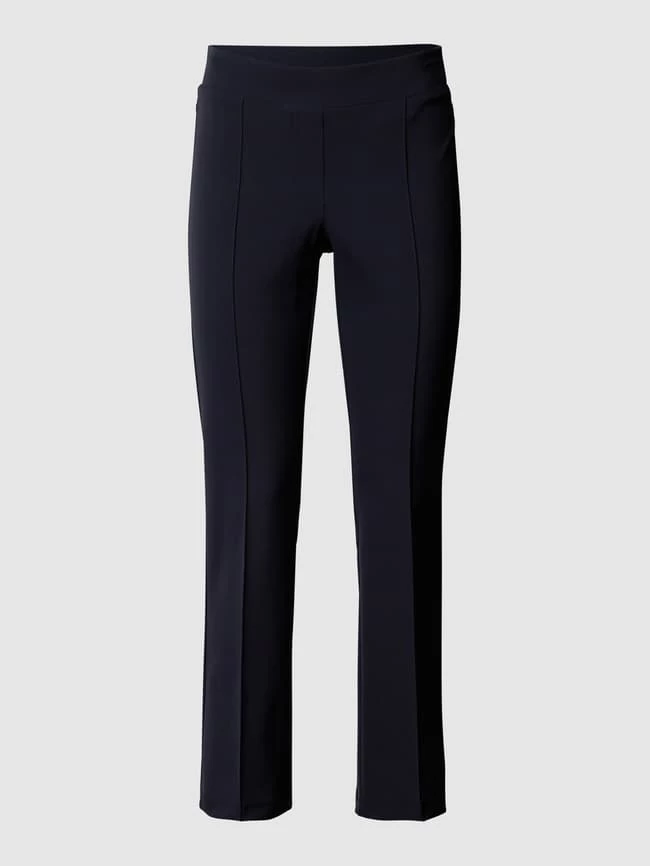 Cambio Stoffhose Mit Bügelfalten Modell 'RANEE EASY KICK' - Marineblau 4 Cambio Stoffhose Mit Bügelfalten Modell 'RANEE EASY KICK' - Marineblau – Bild 2