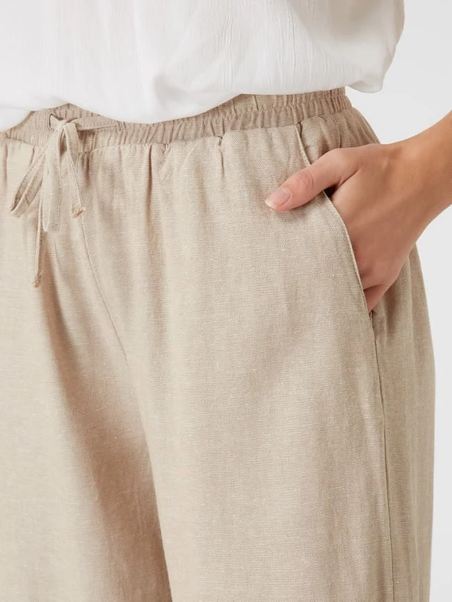 FREE/QUENT Verkürzte Hose Mit Tunnelzug Modell 'FQLava' - Sand 5 FREE/QUENT Verkürzte Hose Mit Tunnelzug Modell 'FQLava' - Sand – Bild 3