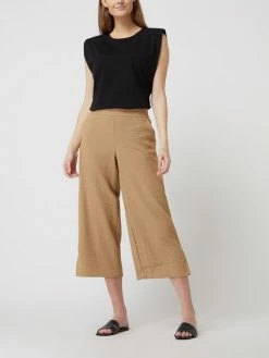 Vila Culotte Aus Viskosemischung Modell 'Linea' - Camel