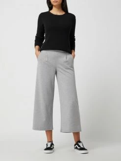 ICHI Cropped Sweathose Mit Eingrifftaschen Modell 'Kate' - Hellgrau