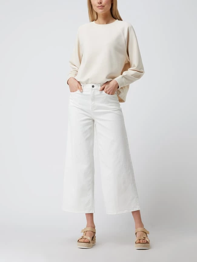 Q/S Designed By High Rise Culotte Aus Denim - Ecru 3 Q/S Designed By High Rise Culotte Aus Denim - Ecru