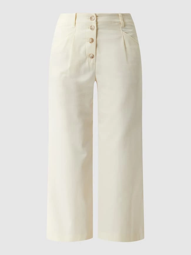 BETTY & CO WHITE Culotte Mit Stretch-Anteil - Hellgelb 4 BETTY & CO WHITE Culotte Mit Stretch-Anteil - Hellgelb – Bild 2