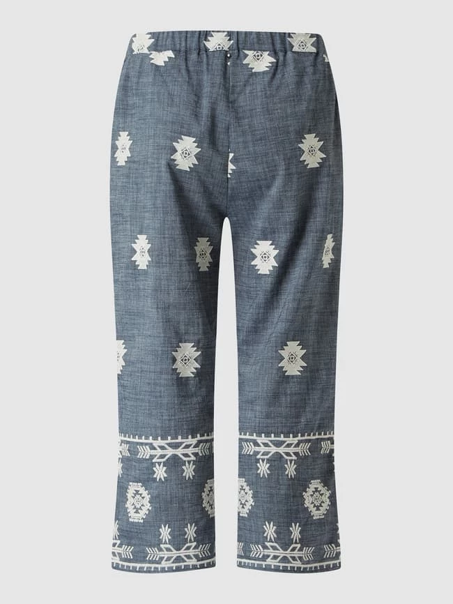 Marina Rinaldi PLUS SIZE Culotte Mit Elastischem Bund Modell 'Recanati' - Blau 5 Marina Rinaldi PLUS SIZE Culotte Mit Elastischem Bund Modell 'Recanati' - Blau – Bild 3