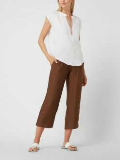 Betty Barclay Relaxed Fit Culotte Mit Leinen-Anteil - Haselnuss Braun