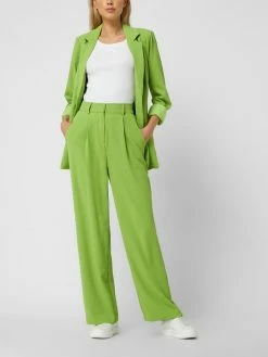 Minus Bundfaltenhose Aus Krepp Modell 'Velia' - Apfelgrün