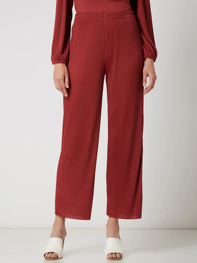 EDITED Culotte Mit Streifenmuster Modell 'Pepita' - Rostrot 6 EDITED Culotte Mit Streifenmuster Modell 'Pepita' - Rostrot – Bild 4