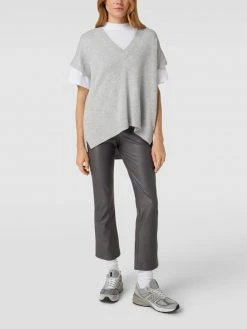 Raffaello Rossi Hose In Leder-Optik Modell 'Macy 7/8' - Dunkelgrau