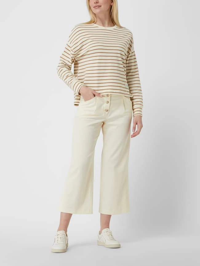 BETTY & CO WHITE Culotte Mit Stretch-Anteil - Hellgelb 3 BETTY & CO WHITE Culotte Mit Stretch-Anteil - Hellgelb