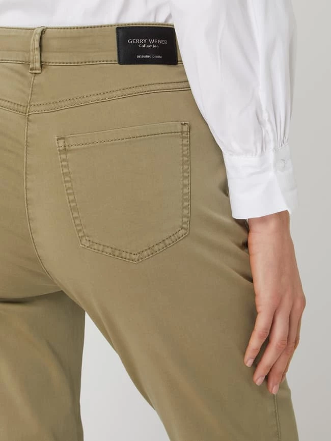 Gerry Weber Hose Mit Stretch-Anteil - Khaki 5 Gerry Weber Hose Mit Stretch-Anteil - Khaki – Bild 3