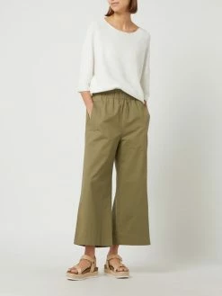 Marc O'Polo Denim Culotte Mit Eingrifftaschen - Olivgrün