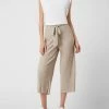 Esprit Culotte Mit Gürtel Zum Binden - Taupe