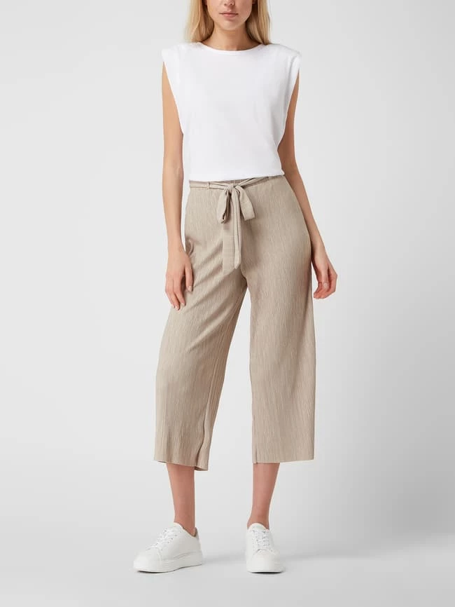 Esprit Culotte Mit Gürtel Zum Binden - Taupe 3 Esprit Culotte Mit Gürtel Zum Binden - Taupe