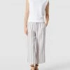 Christian Berg Woman Leinenhose Mit Streifenmuster - Kitt