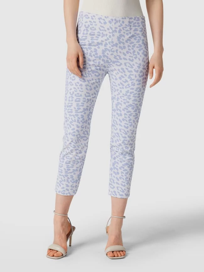 Raffaello Rossi Caprihose Mit Animal-Print Modell 'Penny' - Blau 6 Raffaello Rossi Caprihose Mit Animal-Print Modell 'Penny' - Blau – Bild 4