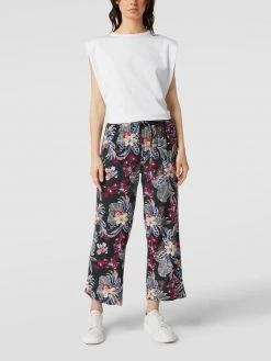 Montego Stoffhose Aus Reiner Viskose Mit Eingrifftaschen - Dunkelgrün