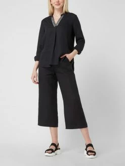 Emily Van Den Bergh Culotte Aus Leinen - Schwarz