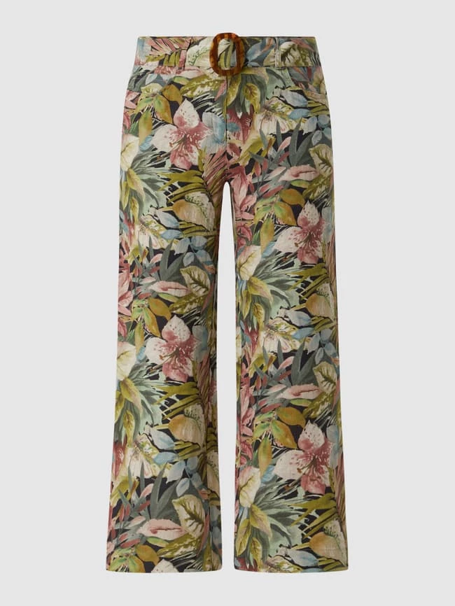 Zerres Culotte Aus Leinen - Khaki 4 Zerres Culotte Aus Leinen - Khaki – Bild 2