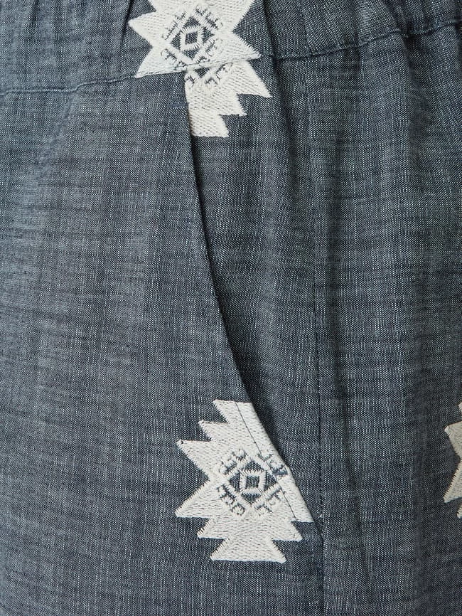 Marina Rinaldi PLUS SIZE Culotte Mit Elastischem Bund Modell 'Recanati' - Blau 4 Marina Rinaldi PLUS SIZE Culotte Mit Elastischem Bund Modell 'Recanati' - Blau – Bild 2