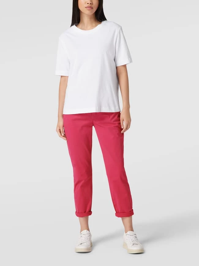 MAC Slim Fit Caprihose Mit Logo-Patch - Pink 3 MAC Slim Fit Caprihose Mit Logo-Patch - Pink