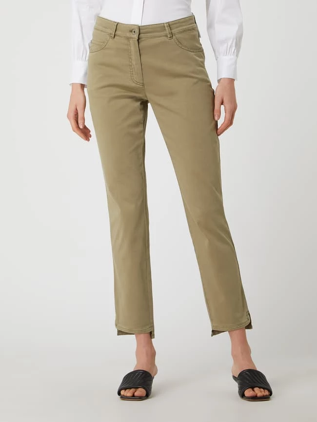 Gerry Weber Hose Mit Stretch-Anteil - Khaki 6 Gerry Weber Hose Mit Stretch-Anteil - Khaki – Bild 4
