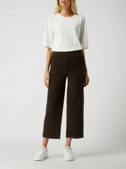 Js Sophie-Shop 13 Tom Tailor Culotte Mit Viskose-Anteil - Dunkelbraun Meliert