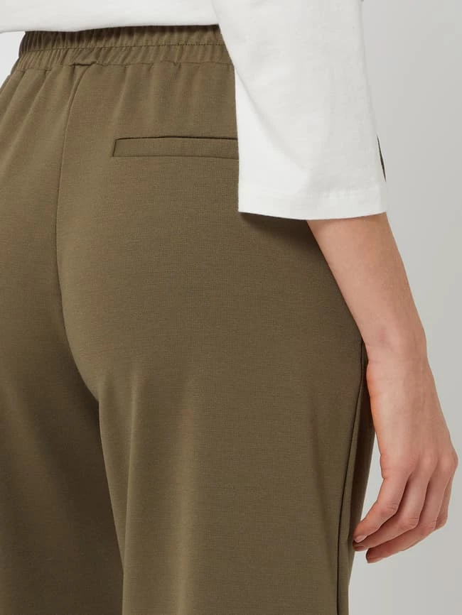ICHI Culotte Mit Viskose-Anteil Modell 'Kate' - Olivgrün 5 ICHI Culotte Mit Viskose-Anteil Modell 'Kate' - Olivgrün – Bild 3