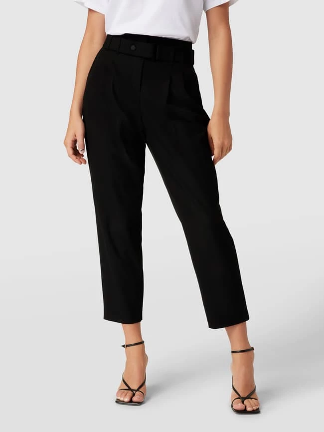 Raffaello Rossi Hose Mit Stoffgürtel Modell 'Marin' - Schwarz 6 Raffaello Rossi Hose Mit Stoffgürtel Modell 'Marin' - Schwarz – Bild 4