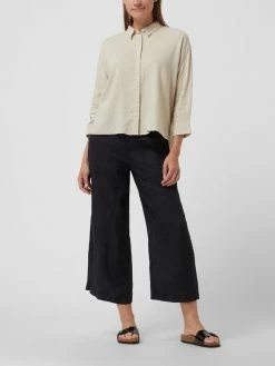 S.Oliver RED LABEL Culotte Aus Leinen - Schwarz