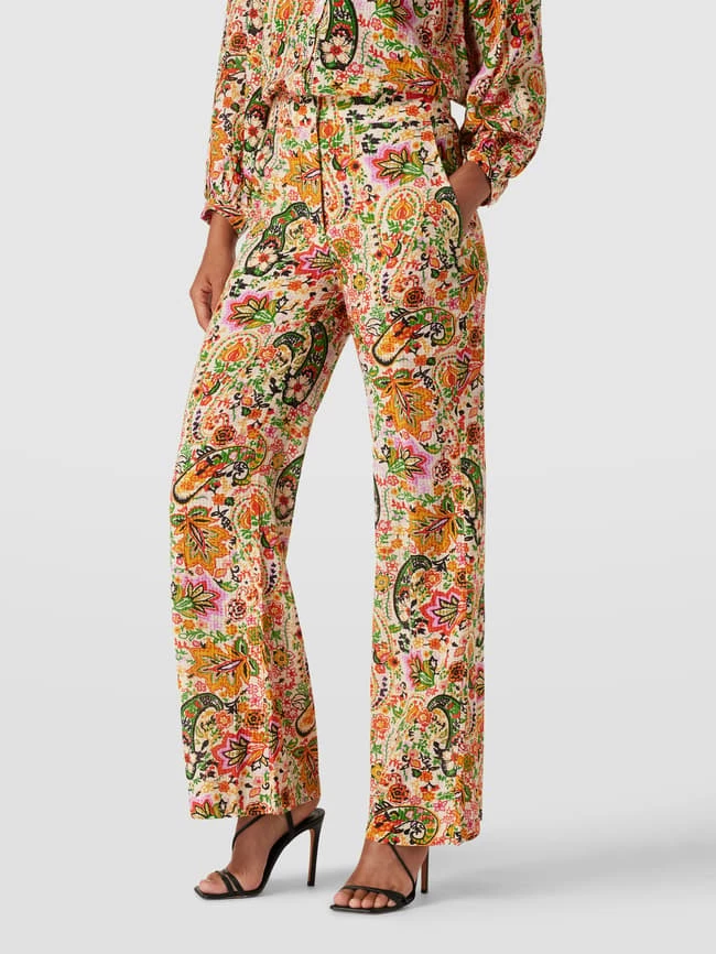 Bash Stoffhose Mit Allover-Muster Modell 'BYRON TROUSERS' - Grün 6 Bash Stoffhose Mit Allover-Muster Modell 'BYRON TROUSERS' - Grün – Bild 4