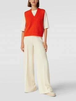 Mango Culotte Mit Nahtreißverschluss Modell 'JUSTO' - Beige