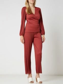 EDITED Culotte Mit Streifenmuster Modell 'Pepita' - Rostrot