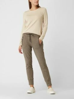 Opus Easy Pants Mit Reißverschlusstaschen - Beige