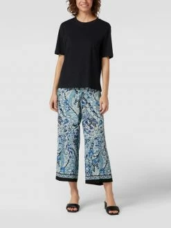 Cambio Hose Mit Allover-Muster Modell 'Clara' - Weiß