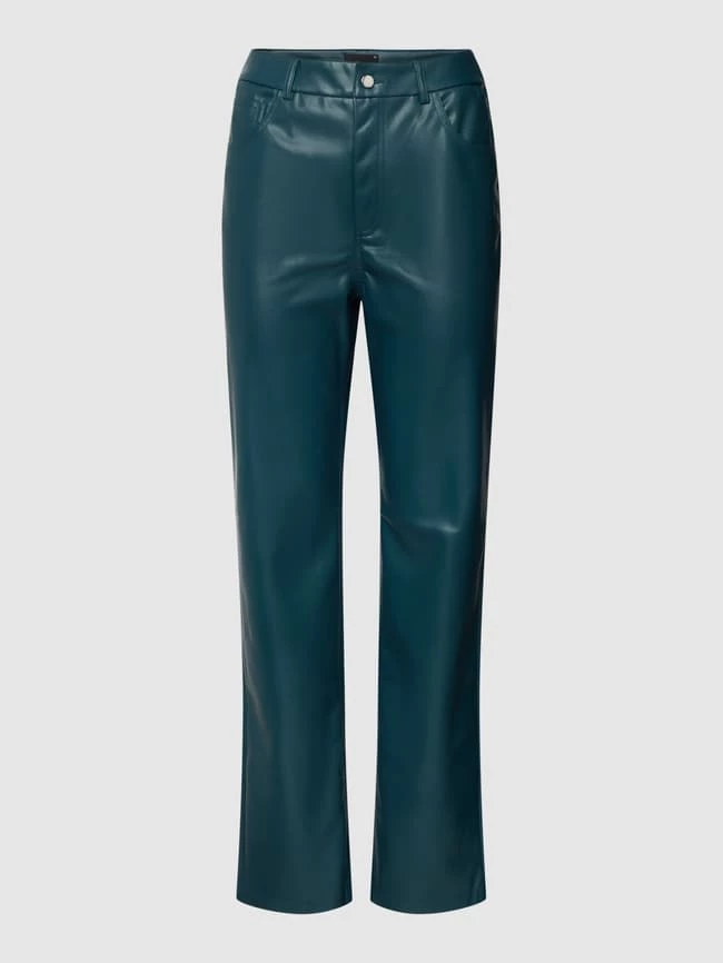 Gina Tricot Hose In Leder-Optik Modell 'NINETEES PU TROUSERS' - Bottle 4 Gina Tricot Hose In Leder-Optik Modell 'NINETEES PU TROUSERS' - Bottle – Bild 2