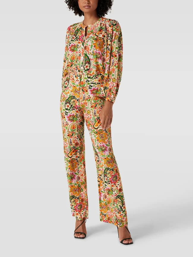 Bash Stoffhose Mit Allover-Muster Modell 'BYRON TROUSERS' - Grün 3 Bash Stoffhose Mit Allover-Muster Modell 'BYRON TROUSERS' - Grün