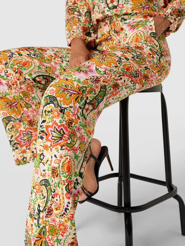 Bash Stoffhose Mit Allover-Muster Modell 'BYRON TROUSERS' - Grün 5 Bash Stoffhose Mit Allover-Muster Modell 'BYRON TROUSERS' - Grün – Bild 3