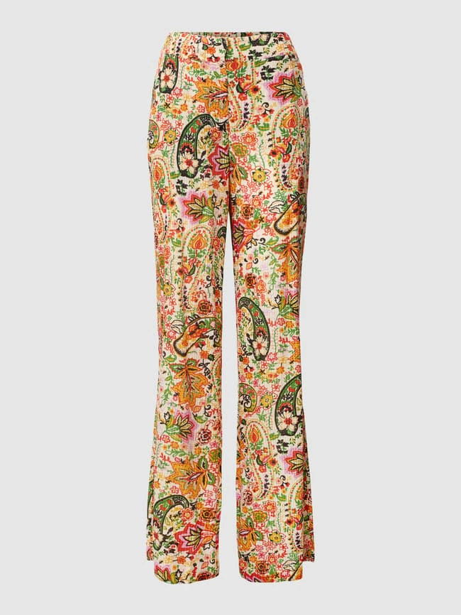 Bash Stoffhose Mit Allover-Muster Modell 'BYRON TROUSERS' - Grün 4 Bash Stoffhose Mit Allover-Muster Modell 'BYRON TROUSERS' - Grün – Bild 2