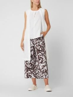 Gerry Weber Culotte Aus Leinen - Offwhite