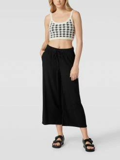 Q/S Designed By Culotte Mit Elastischem Bund Und Tunnelzug - Schwarz