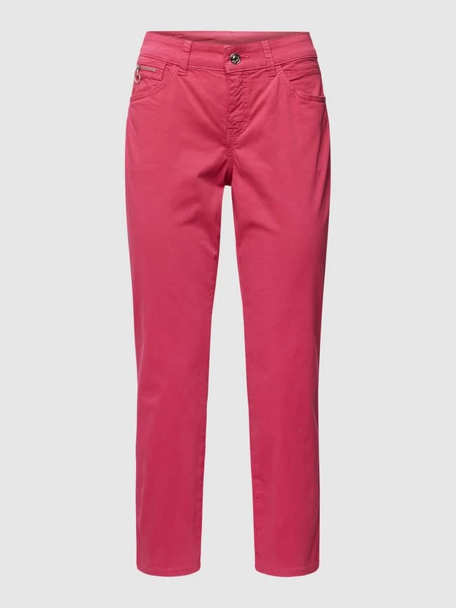 MAC Slim Fit Caprihose Mit Logo-Patch - Pink 4 MAC Slim Fit Caprihose Mit Logo-Patch - Pink – Bild 2