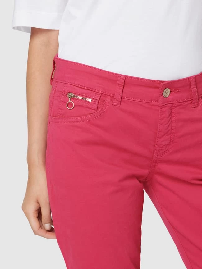MAC Slim Fit Caprihose Mit Logo-Patch - Pink 5 MAC Slim Fit Caprihose Mit Logo-Patch - Pink – Bild 3