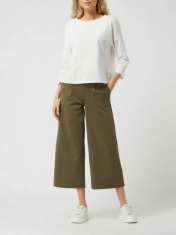 ICHI Culotte Mit Viskose-Anteil Modell 'Kate' - Olivgrün