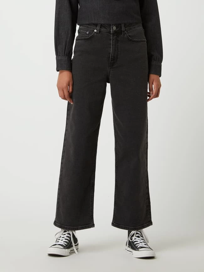 Tom Tailor Denim High Waist Culotte Aus Denim - Schwarz 6 Tom Tailor Denim High Waist Culotte Aus Denim - Schwarz – Bild 4