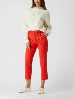 Zerres Stoffhose Mit Verkürztem Bein Modell 'Vera' - Hellrot